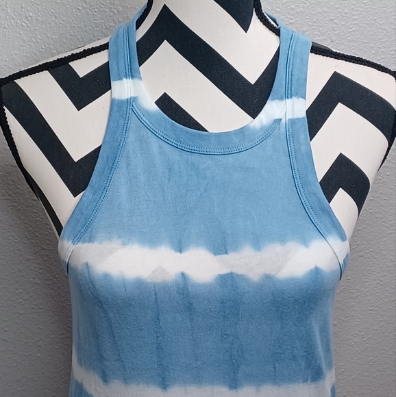 WSLY 100% Cotton Tie Dye Boho Tank Top - Picture 4 of 14